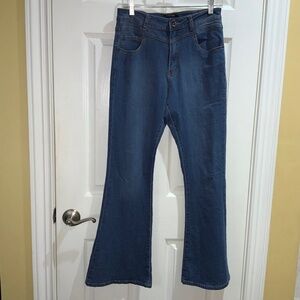 Redfox flare leg high rise Jeans Sz 11 stretch